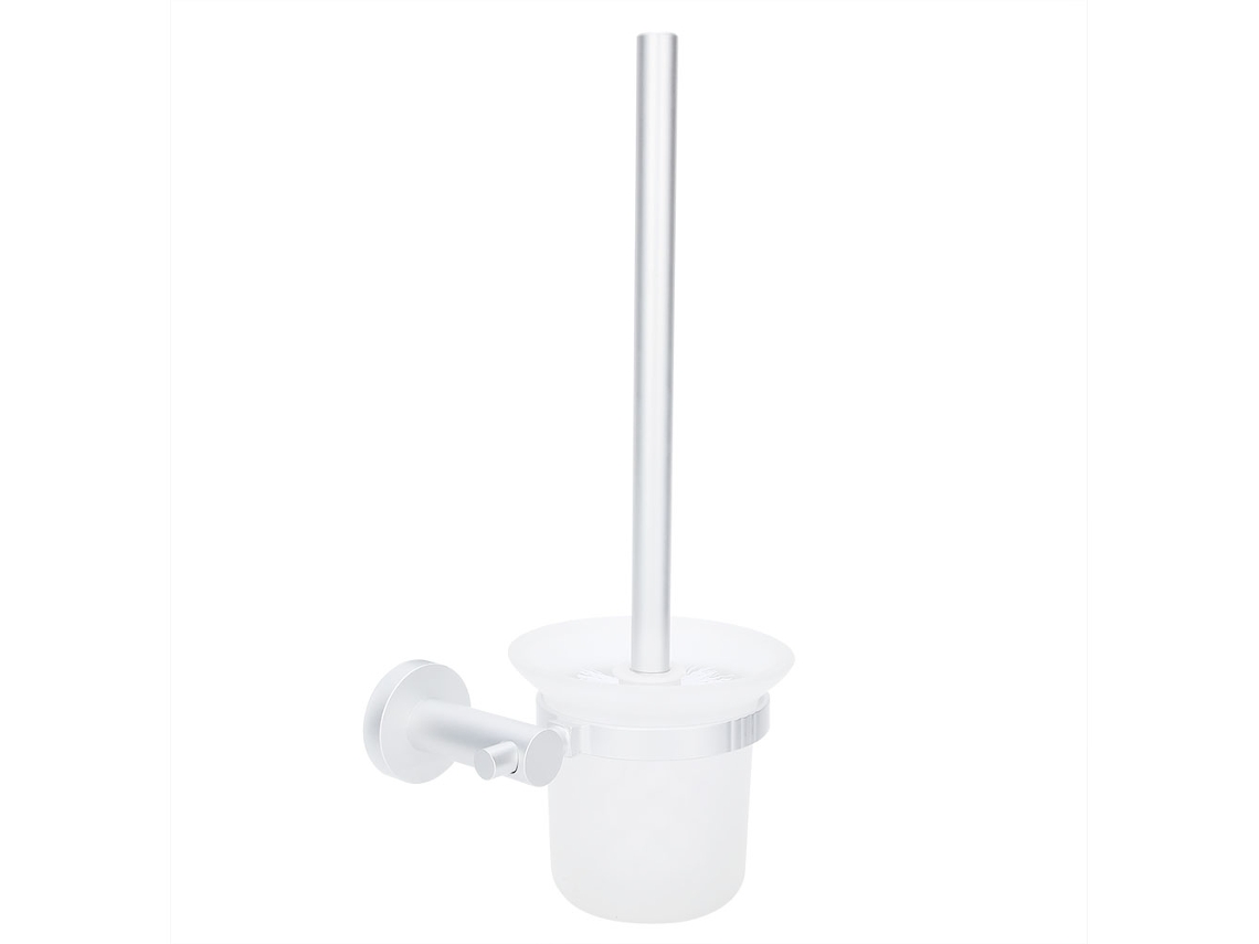 Conjunto de Escova de Vaso Sanitário em Parede Acessórios de Limpeza para Banheiro EOOCOO