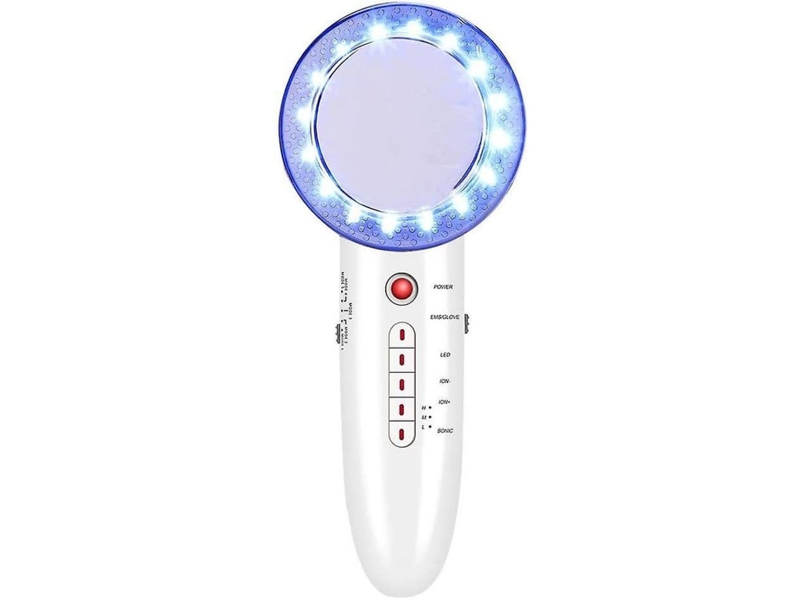Massageador Facial Massageador Queimador De Gordura Ems Led Máquina De Beleza Facial De Íon Galvânico Ultra-sônico Para Perda De Peso Gusshious