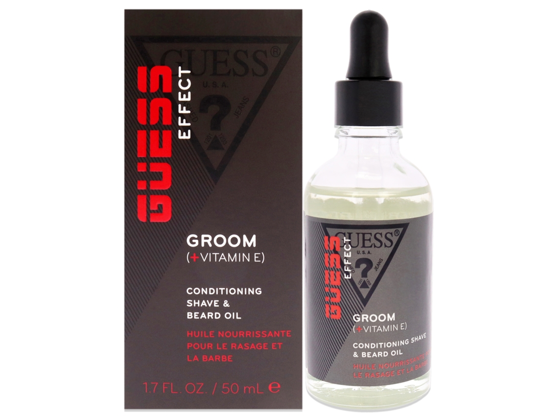GUESS Effect Boost Conditioning Shave and Beard Oil da GUESS for Men - óleo de 1,7 oz
