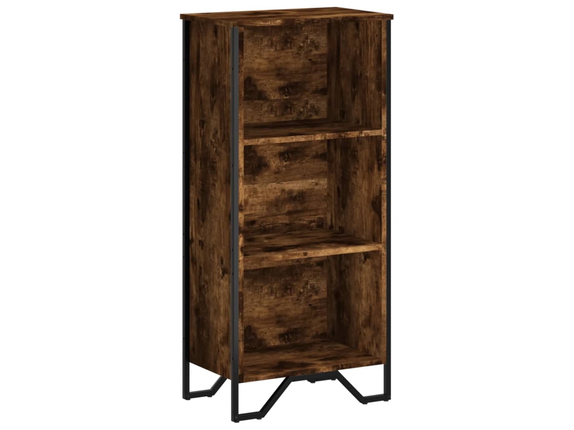 Prateleira MAISON EXCLUSIVE em carvalho defumado, feita com derivados de madeira (50x31x106 cm)