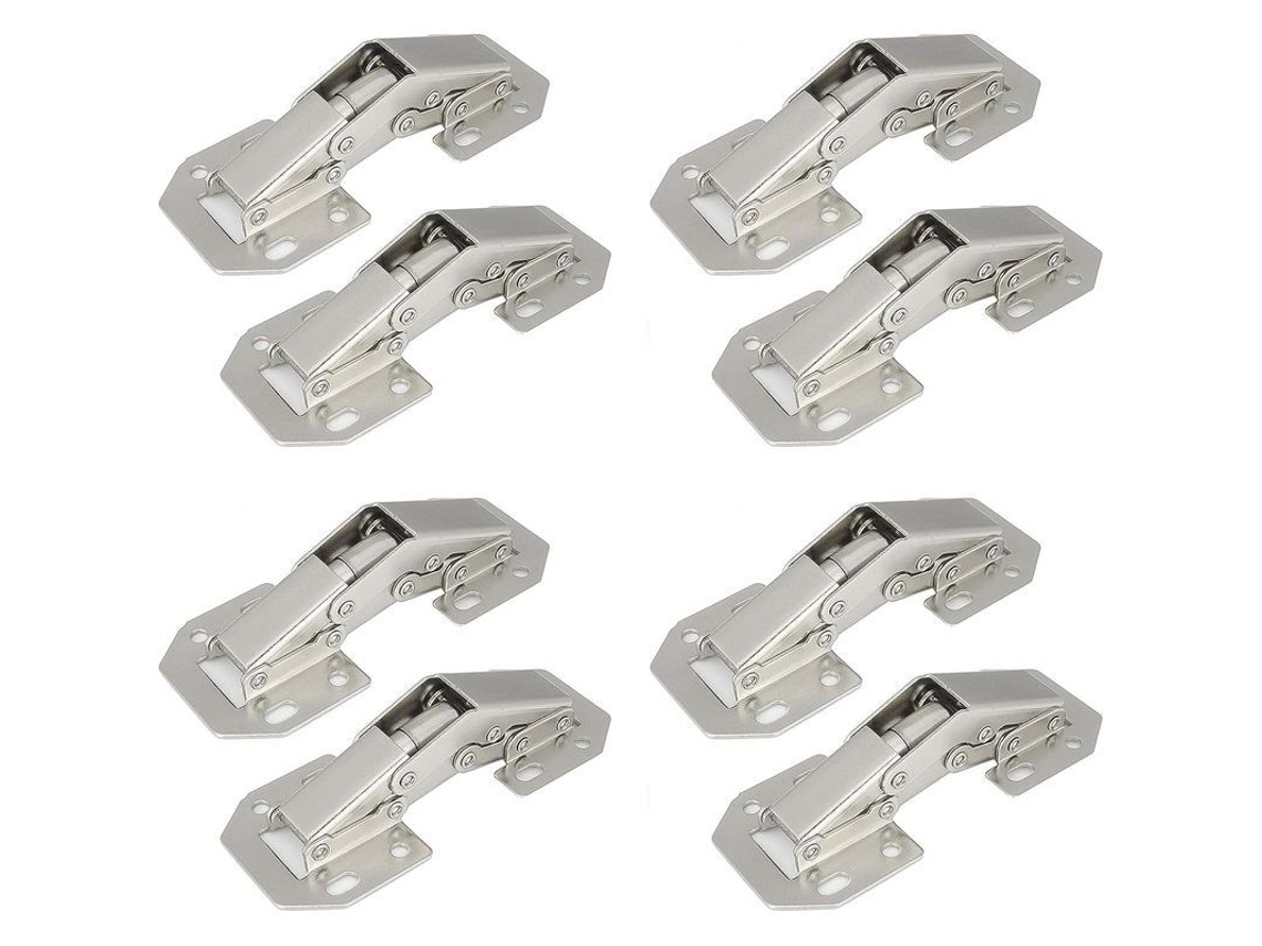 Bisagras Para Portas De Armários Ocultos, Bisagras De Montagem Em Superfície De Cozinha, Aço Inoxidável, Fácil Instalação