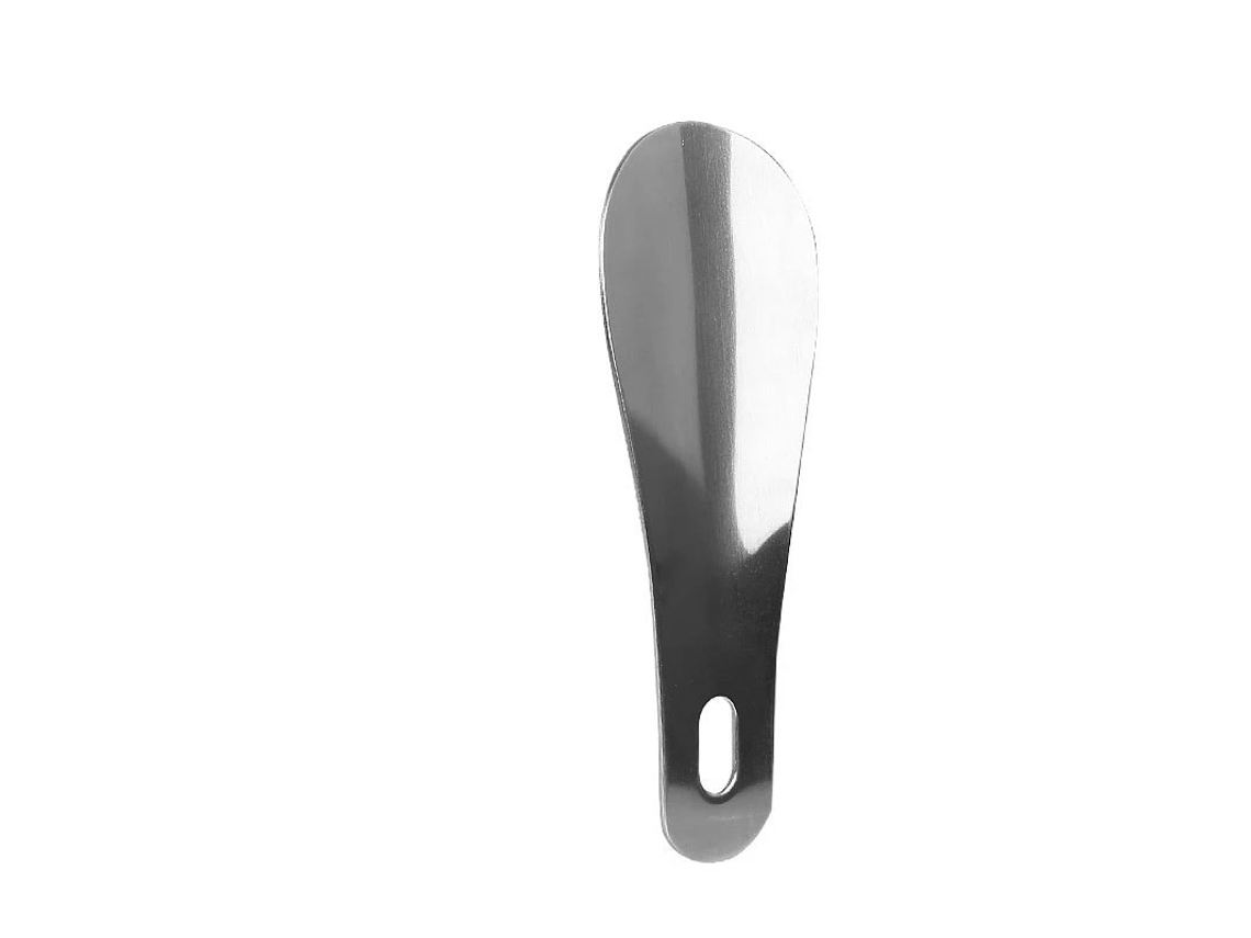 Calçadeira De Metal Prateada 10 Cm
