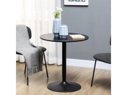 Mesa Redonda Para Duas Pessoas Pés Aço Antiderrapante Design Moderno Ideal Para Espaços Pequenos