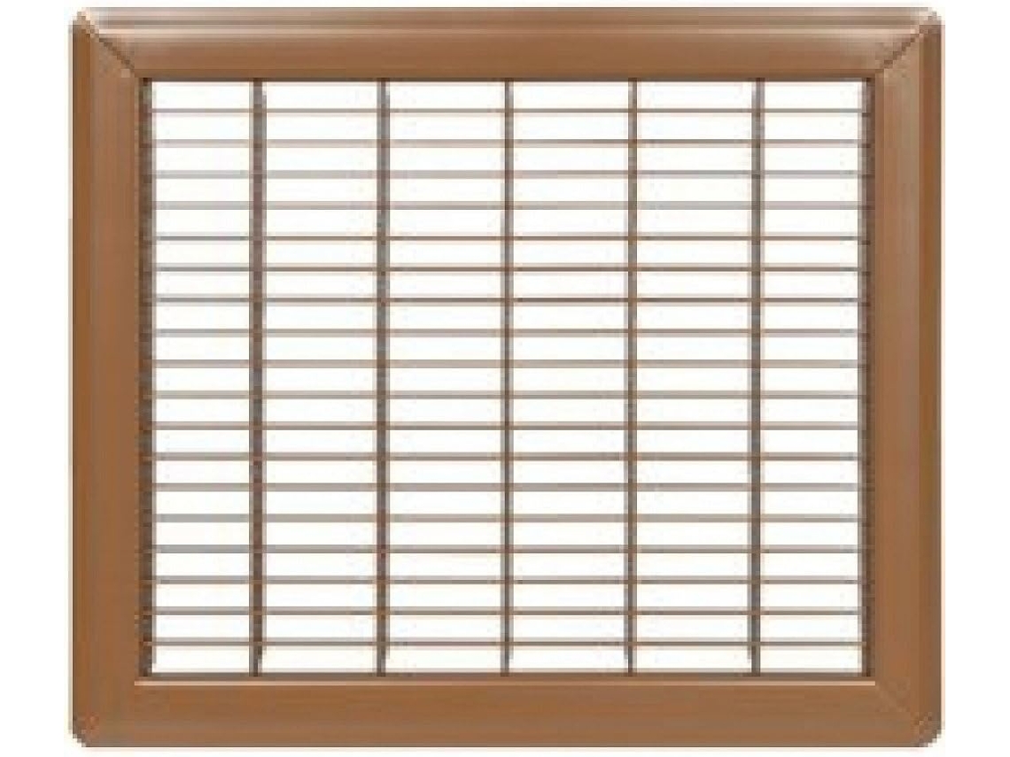 Grelha de Retorno de Ar para Piso Rg1184, 20,3 Cm a X 25,4 Cm L, Aço, Marrom SFUSHOS