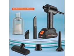 Cordless Car Vacuum 300w 12000pa Rechargeable Strong Suction 2 Battery