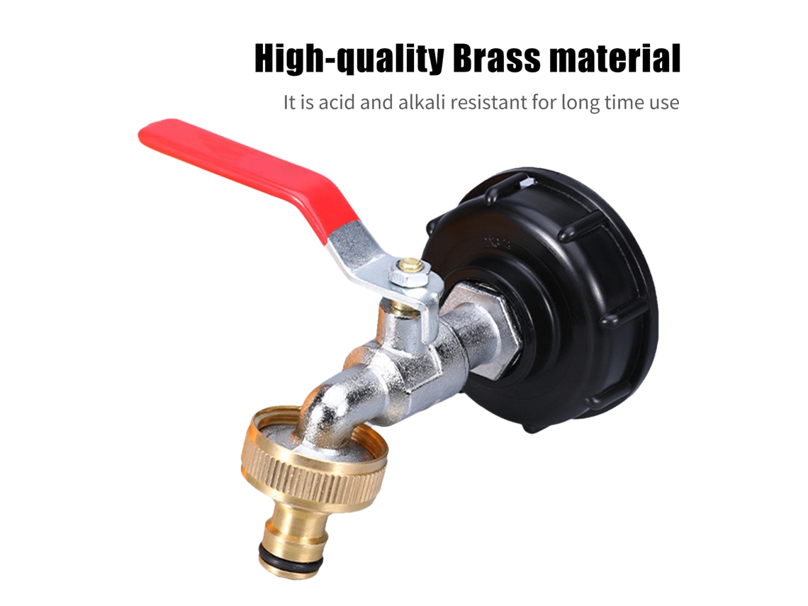 Válvula Adaptadora Ibc LAXISCREED 3/4'' Bronze