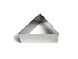 Molde Emplatador Inox. Triangular 6x4 Cm 2150 Imf