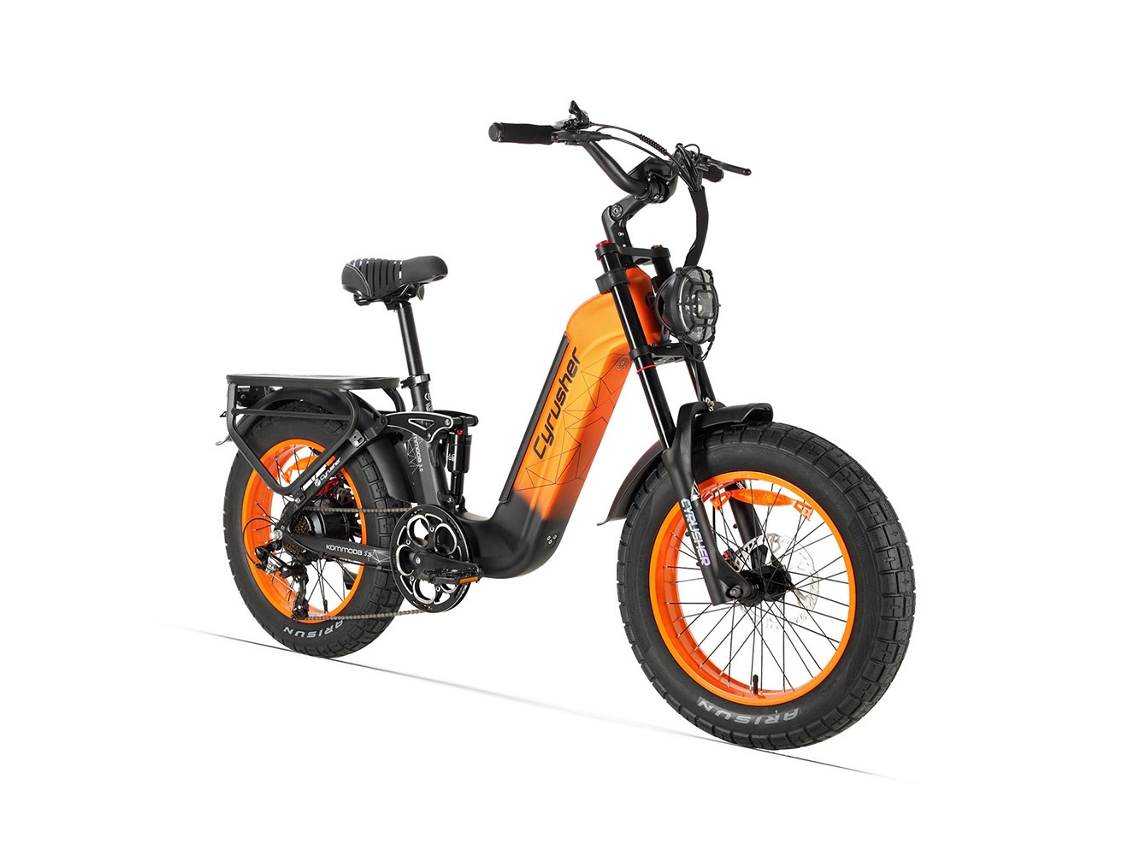 Cyrusher Kommoda 3.0 - Bicicleta Elétrica De Carga De 20 Polegadas, 250 W E Bateria De 48 V E 20 Ah