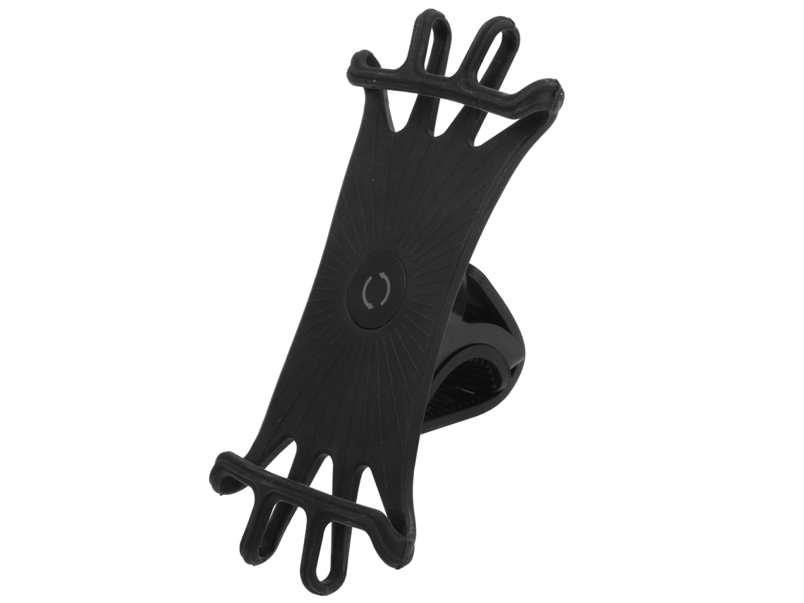 Suporte Universal Para Telefone De Bicicleta Com Cinto De Silicone Esticável E Rotação De 360 Graus
