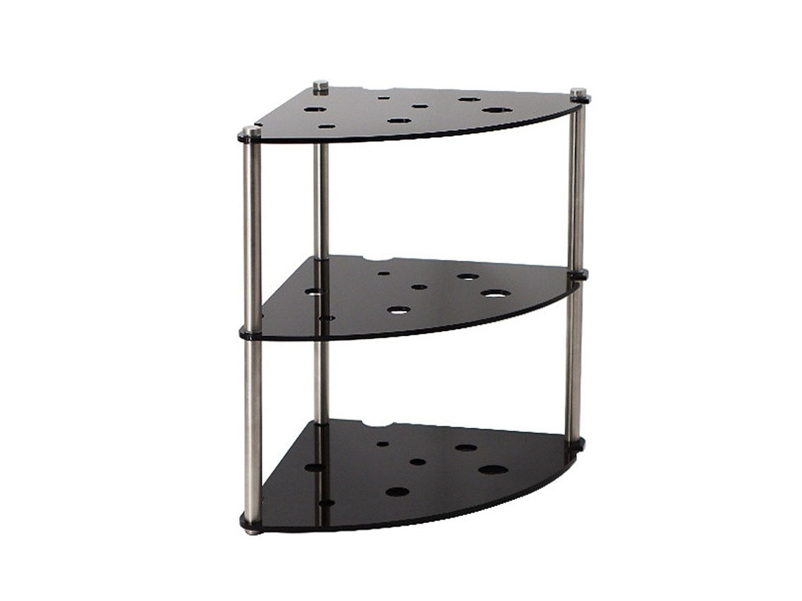 Rack de Armazenamento de Mesa 3 Camadas de Acrílico e Metal S/MARCA