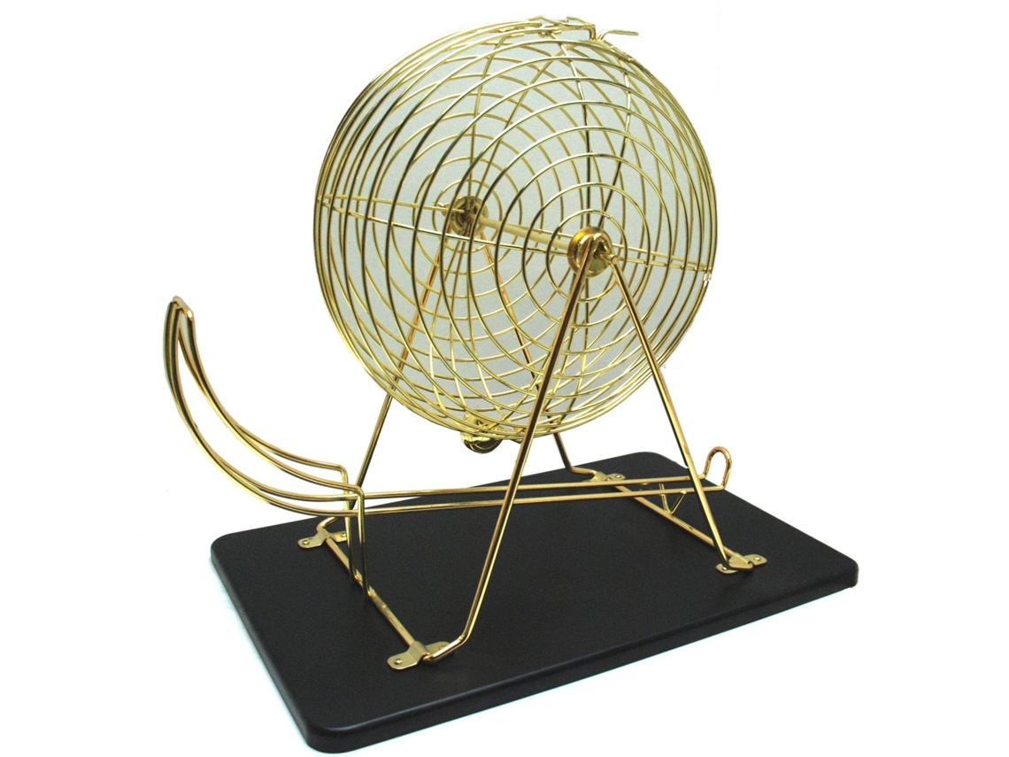 Bingo Mill Com Cesto De Metal E 90 Bolas Hot Sports Toys (43 Cm)