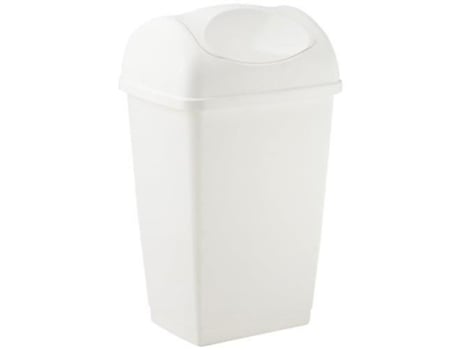 AXENTIA 235685 Lixeira Plástico Branco 39 5 X 31 X 65 Cm 235685