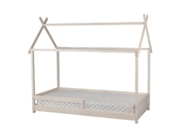 MUEBLEAR Cabana 200X90Cm com Plataforma Branca