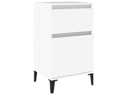 Mesa de Cabeceira 40x35x70 Cm Branco MAISON EXCLUSIVE