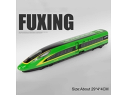 Tren de alta velocidad (verde simple) Modelo de aleación de metal a escala 1:87