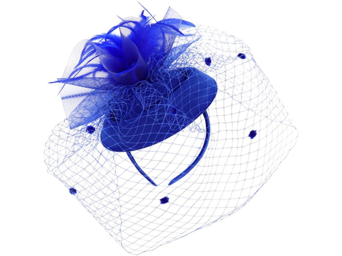 Tiara De Casamento De 3 Peças Em Tule Com Flores E Penas, Acessório De Cabelo Elegante Para Mulheres.