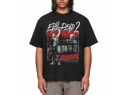 Rockinstone Evil Dead Cabin Square Black Adult T-shirt Size:l