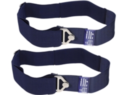 Conjunto De 2 Cintas Elásticas Para Bagagem Tehaux, Tamanho P, Azul Marinho, Fivela De Metal Ajustável, Cinto De