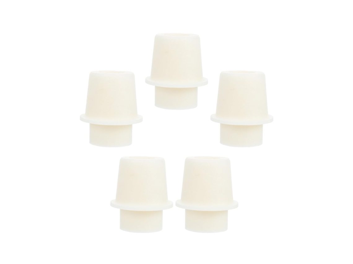 Tampas De Silicone Para Garrafas, Fáceis De Guardar E Usar, Pacote Com 5 Unidades, Pequenas E Compactas.