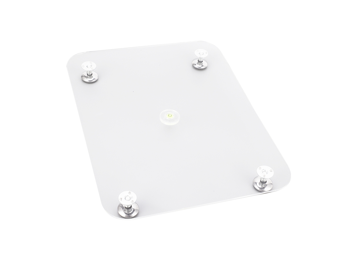 Laxiscreed Placa Plana Ajustável Em Resina Com Almofada De Silicone Para Conforto