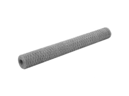 Vidaxl Rede De Arame P/ Galinheiro 25x1,2 M Aço Galvanizado Prateado