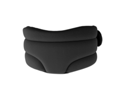 Cervical collar macio, ajustável, respirável, para dormir, preto S/MARCA