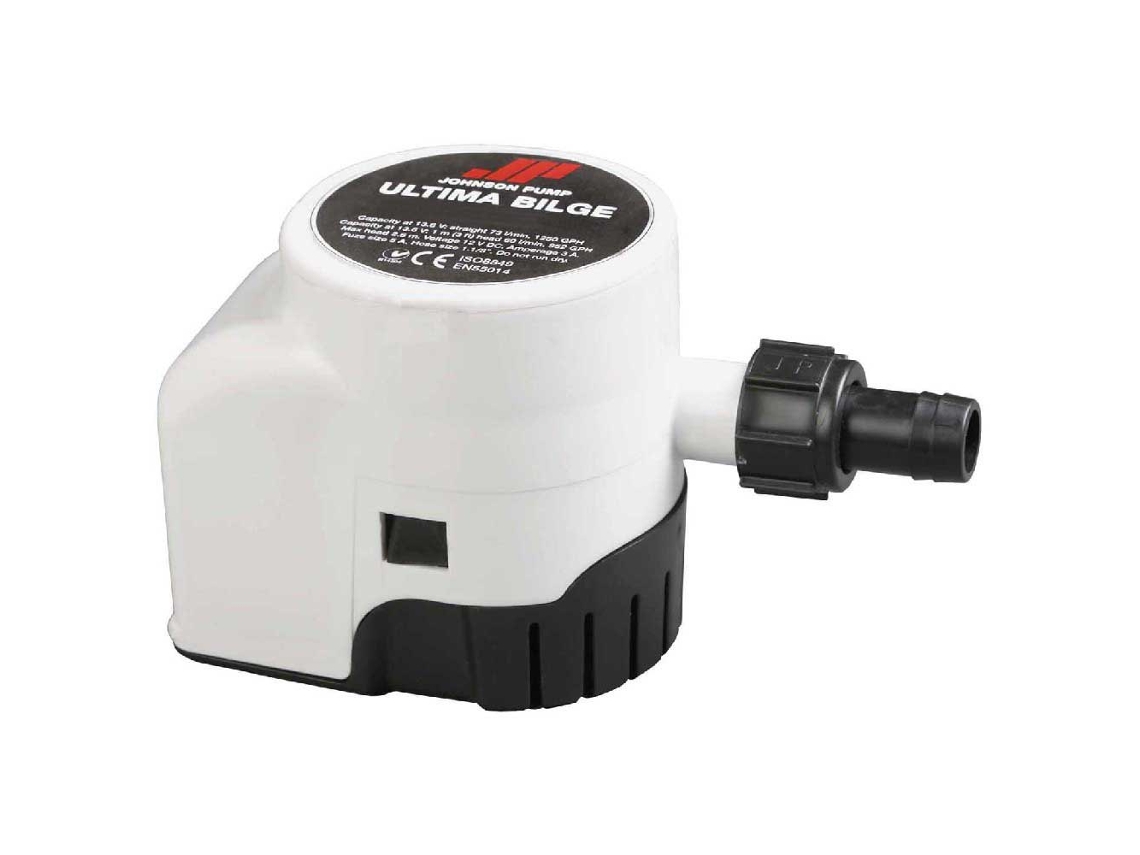 Bombear Ultima Automatic Bilge Branco 1250 Gphjohnson Pump