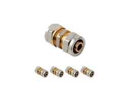 Mangas de tubo de compressão multicamadas de 5 x 20 mm, sem necessidade de máquina de crimpagem, cinza Suinga