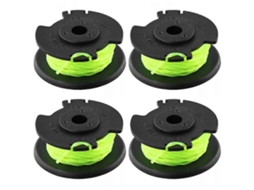 I4O 4 peças para RYOBI RLT36B33, RY36LT33A, 0 36V, carretéis de fio de nylon para aparador de grama D9O