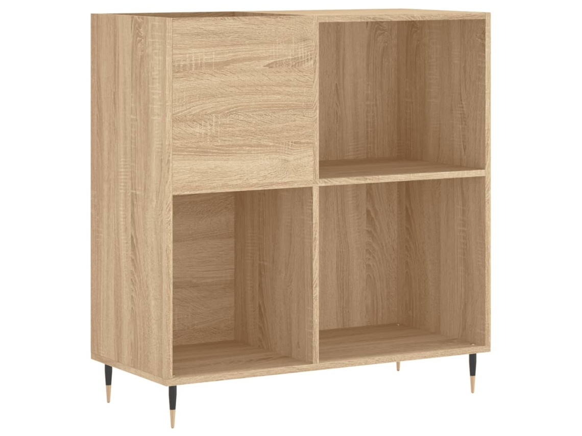 Record Cabinet, Record Cabinets Vidaxl Marrom Madeira Processada (n/a)