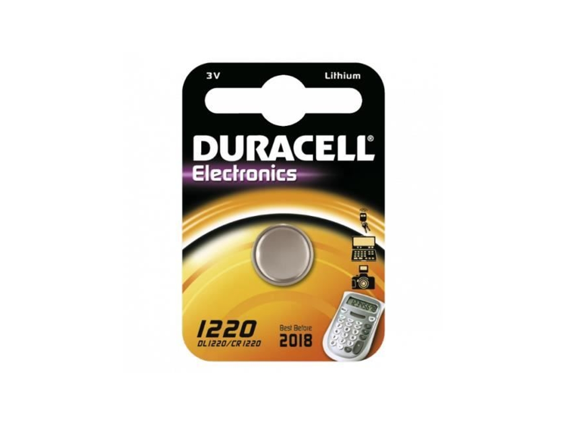 Bateria Tipo Moeda de Lítio DURACELL Dl1220