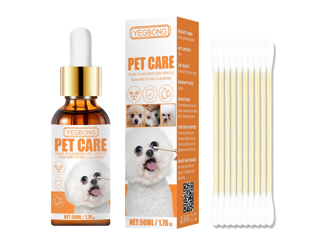 Gotas Oculares para Remover Manchas em Pets