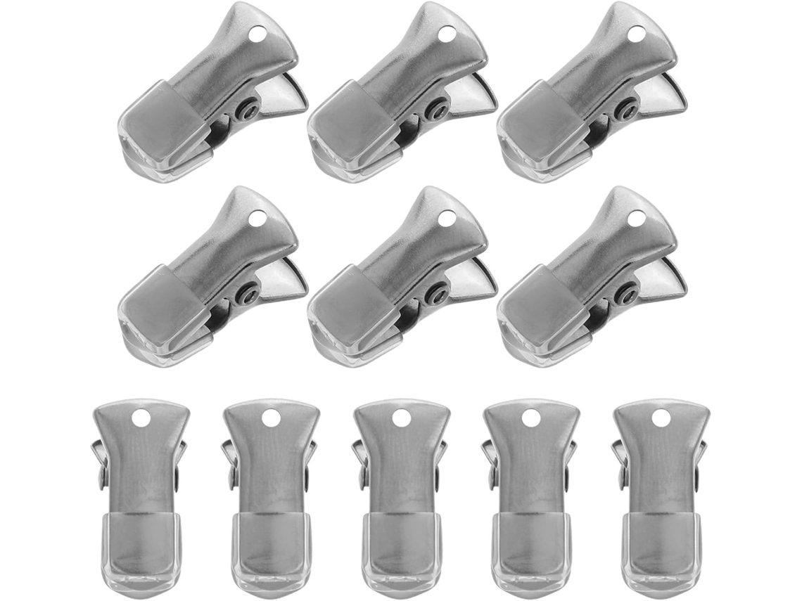 Conjunto Doitool com 25 clipes de metal para mesa e artesanato, pequenos, leves e versáteis para prender chapéus.