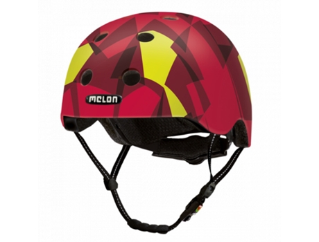 Capacete Urban Active Red/Yellow Size 46 52 Cm PARTYCHIMP
