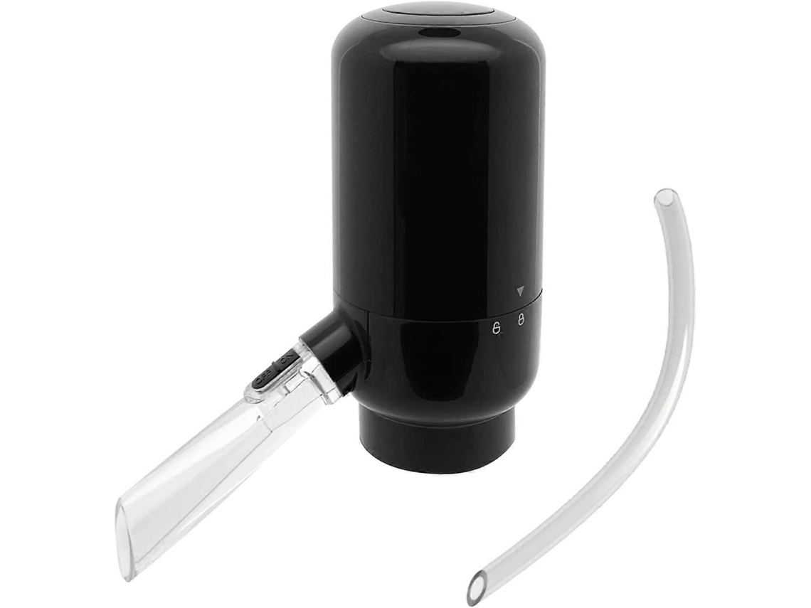 Distribuidor automático elétrico de vinho espumante Slowmoose Premium (preto)