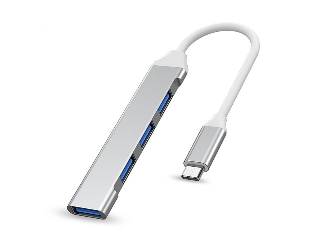 Conversor Hub com 1 USB 3.0 e 3 USB 2.0 para Windows Linux YANYXR
