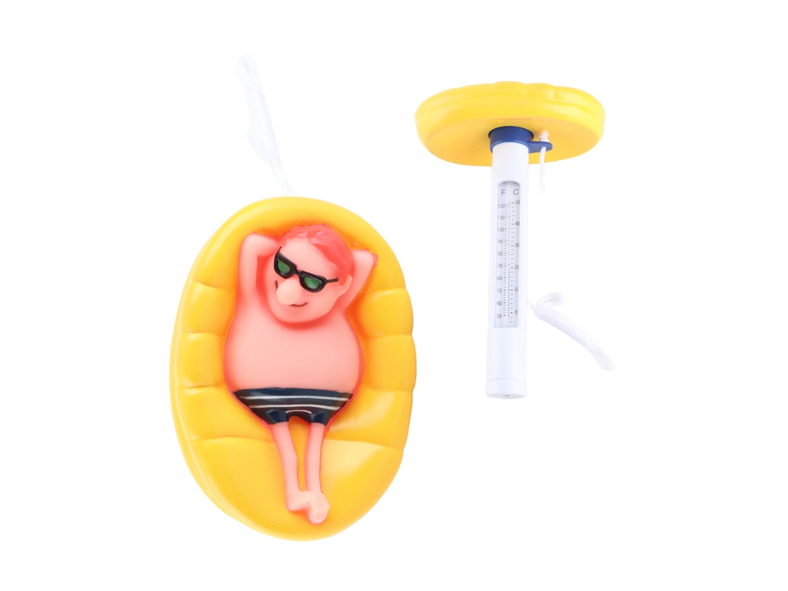 Termômetro Flutuante de Piscina Cartoon Divertido