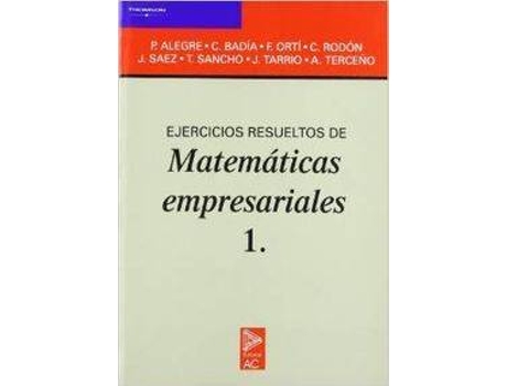 Livro Ejerc.Resueltos Mate.Empresariales I de P. Alegre (Espanhol)