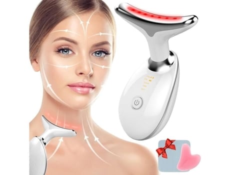 Aparelho Anti Rugas Facial, 4 Em 1 Aparelho De Beleza Com Guasha Facial Aparelho Anti Rugas De 45 °c E 3 Modos De Massagem Facial.