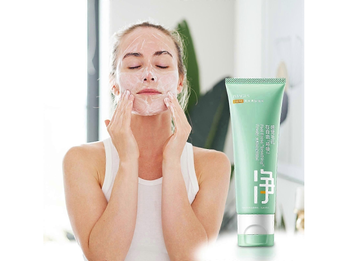 Beauty Amino Dual Tube Facial Cleanser, Limpador Penetrante De Poros, Para Limpeza, Hidratação E Limpeza Suave Da Pele (100g)