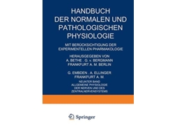 Livro Allgemeine Physiologie Der Nerven Und Des Zentralnervensystems De Ph Broemser, Eth Brücke Et Al. (alemão)