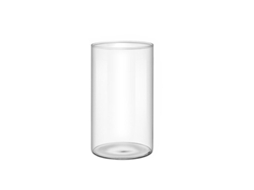 Vaso Cilíndrico De Vidro Borosilicato Transparente Para Arranjos Florais - Design Clássico E Moderno