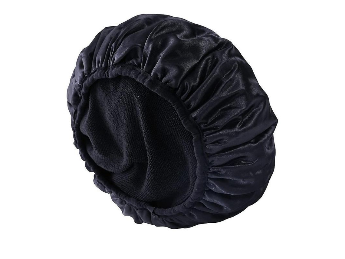 Rebe-gorros De Ducha Reutilizables Com Forro De Terry, Tripla Camada Grande Para Cabelo Longo E Grosso, Impermeável Lavável Doa
