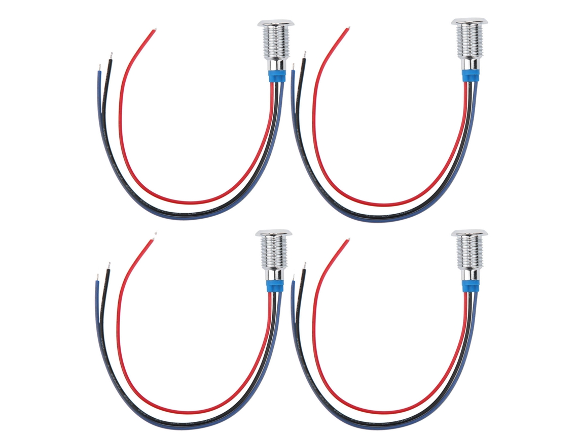 Luz Indicadora Mini Redonda Bicolor Pré fiavel Impermeável