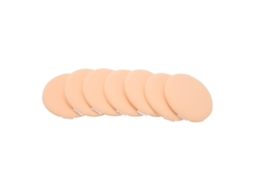 7 Esponjas De Maquiagem Para Pó Solto, Material Natural, Duplo Uso (úmido/seco), Adequado Para Todos Os Tipos De Pele