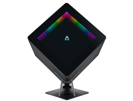 Caixa PC AZZA Azza Regis Cube Black Gold Grey