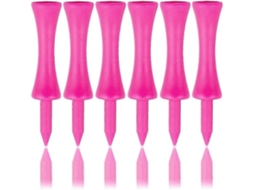 Tees De Golfe De Plástico Rosa De 57 Mm, Pacote Com 100 Unidades Aquaforge