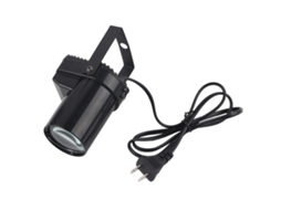Refletor de LED 12W, feixe de 8°, ajustável 360°, para palcos, bares, festivais S/MARCA