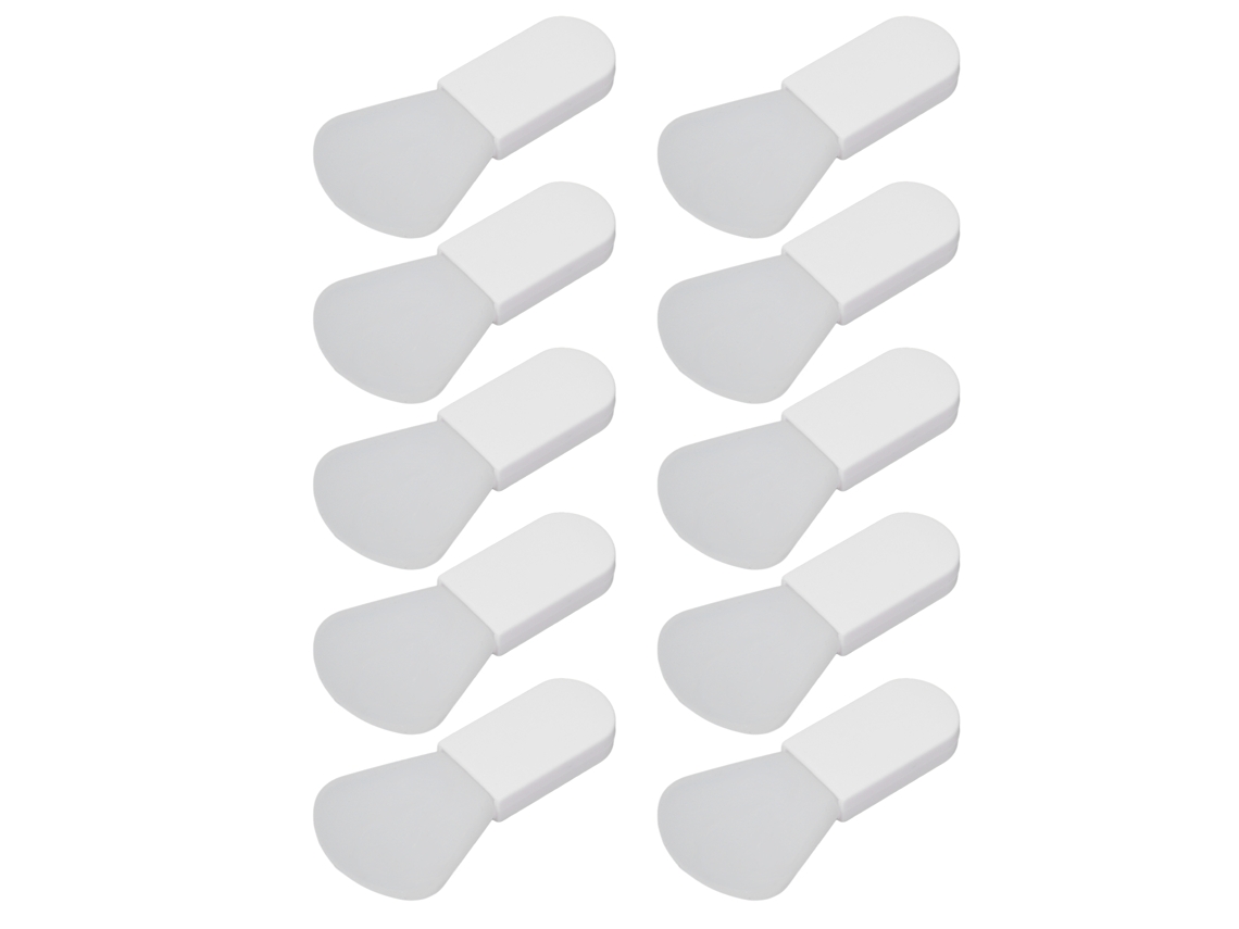 10 Pincéis De Máscara De Silicone Portáteis Suaves Para Beleza Facial, 10 Peças, Não Danifica A Pele