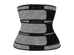 Cinta Modeladora Feminina, Roupa Íntima Modeladora, Protetor Abdominal Sauna Com Absorção De Suor, Neoprene Mdug (cinza Xxxl)